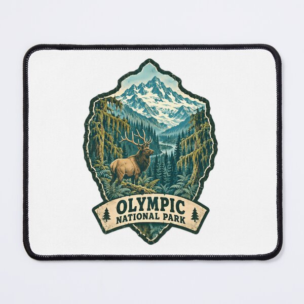 Item preview, Olympic National Park Washington Travel Souvenir Hiking Nature designed and sold by HumansStuck12.