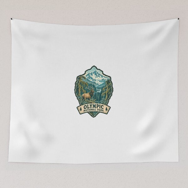 Item preview, Olympic National Park Washington Travel Souvenir Hiking Nature designed and sold by HumansStuck12.