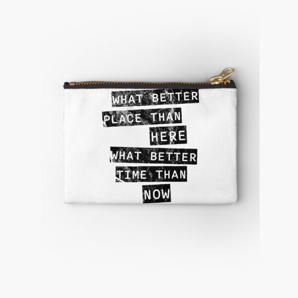 Item preview, Inspirational Quote Design - What Better Place Than Here, What Better Time Than Now Motivational Artwork designed and sold by Kooz1.