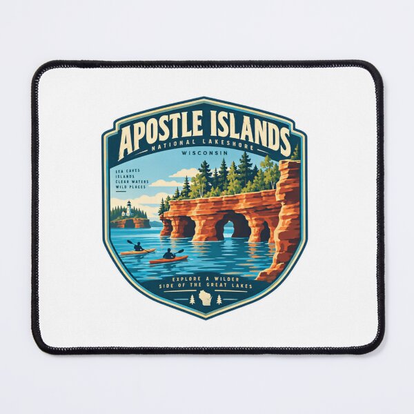 Item preview, Apostle Islands National Lakeshore Wisconsin Great Lakes Kayaking Visitor Travel Souvenir designed and sold by Simsimah26Parks.