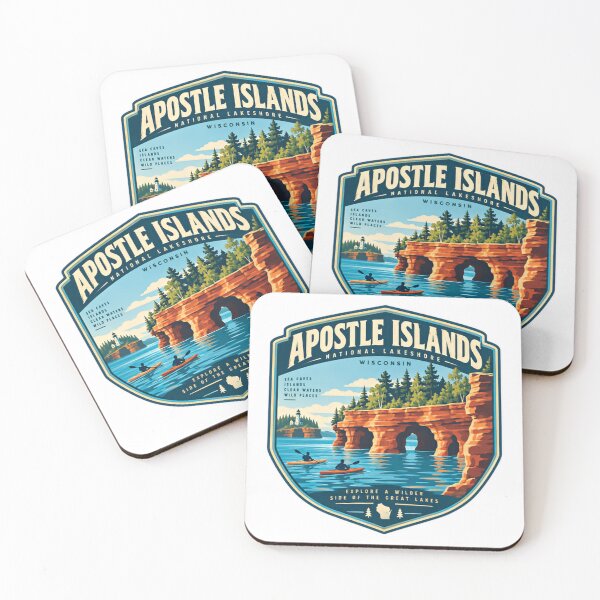 Item preview, Apostle Islands National Lakeshore Wisconsin Great Lakes Kayaking Visitor Travel Souvenir designed and sold by Simsimah26Parks.