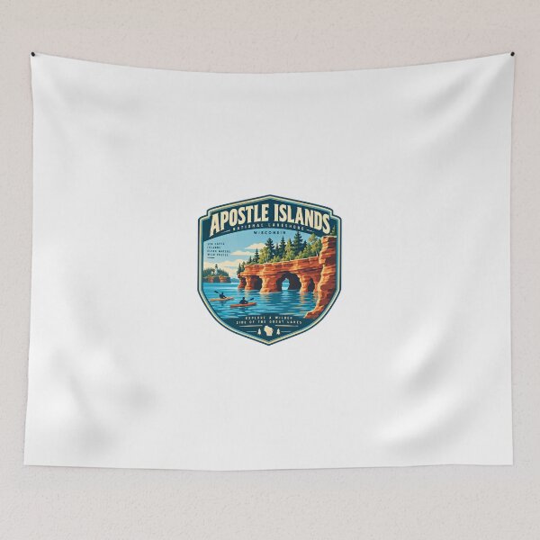 Item preview, Apostle Islands National Lakeshore Wisconsin Great Lakes Kayaking Visitor Travel Souvenir designed and sold by Simsimah26Parks.
