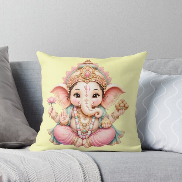 Item preview, Cute Baby Ganesha Pastel Sacred Illustration designed and sold by Skyrocketz.
