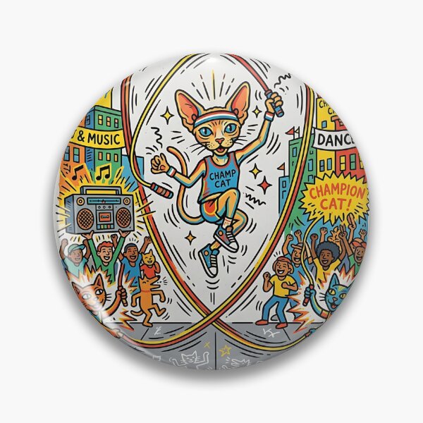Item preview, Devon Rex Double Dutch Champion designed and sold by PictoVibe.