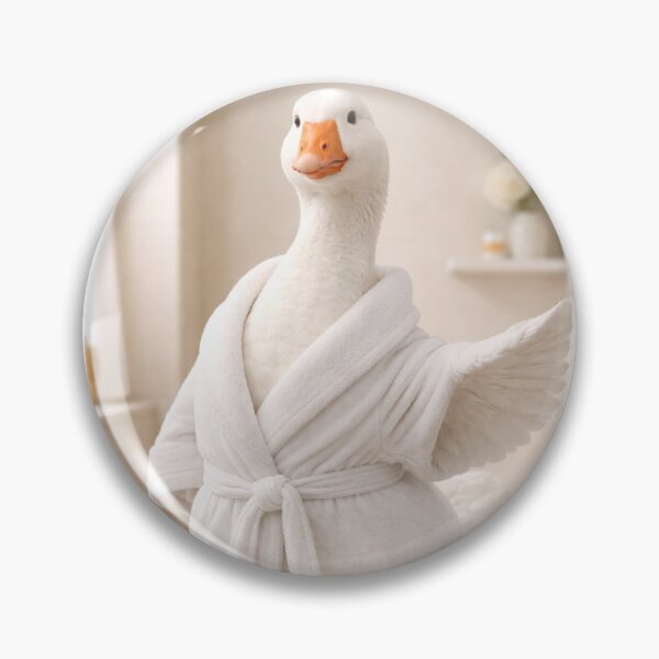 Item preview, White Goose Spa Bathrobe designed and sold by Sillytoe.