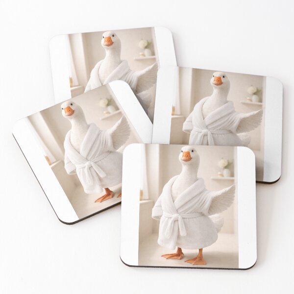 Item preview, White Goose Spa Bathrobe designed and sold by Sillytoe.