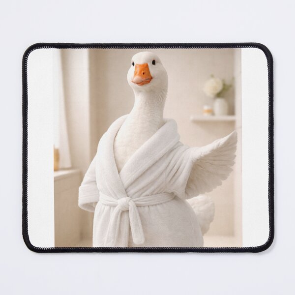 Item preview, White Goose Spa Bathrobe designed and sold by Sillytoe.
