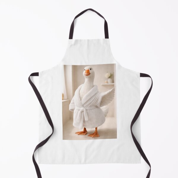 Item preview, White Goose Spa Bathrobe designed and sold by Sillytoe.