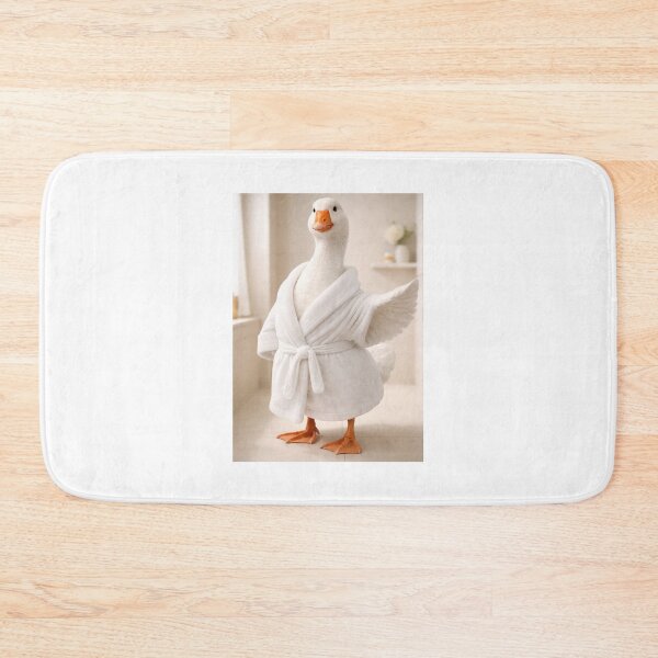 Item preview, White Goose Spa Bathrobe designed and sold by Sillytoe.
