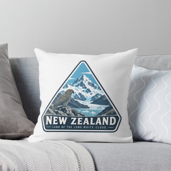 Item preview, New Zealand Land Of The Long White Cloud Aotearoa Traveler Souvenir designed and sold by HumansStuck12.