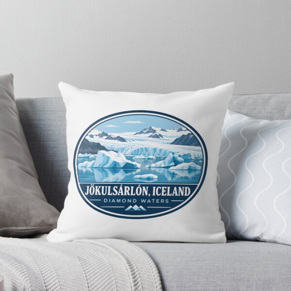 Item preview, Jökulsárlón, Iceland Diamond Waters Glacial Lagoon Travel Souvenir designed and sold by Star3NowForMe.
