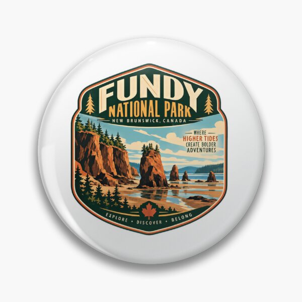 Item preview, Fundy National Park New Brunswick Canada Where Higher Tides Create Bolder Adventures Explore Discover Belong Canadian Travel Adventure Explorer designed and sold by Simsimah26Parks.