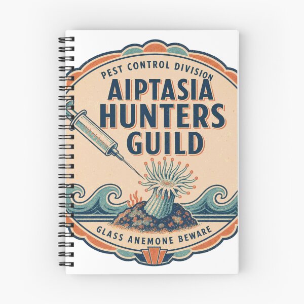 Item preview, Aiptasia Hunters Guild Reef Aquarium Pest Badge designed and sold by BoosterShop.