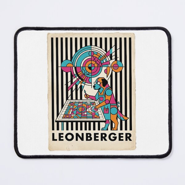 Item preview, Leonberger Stained Glass Planner designed and sold by PictoVibe.