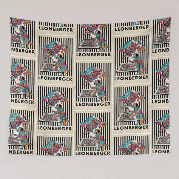 Item preview, Leonberger Stained Glass Planner designed and sold by PictoVibe.