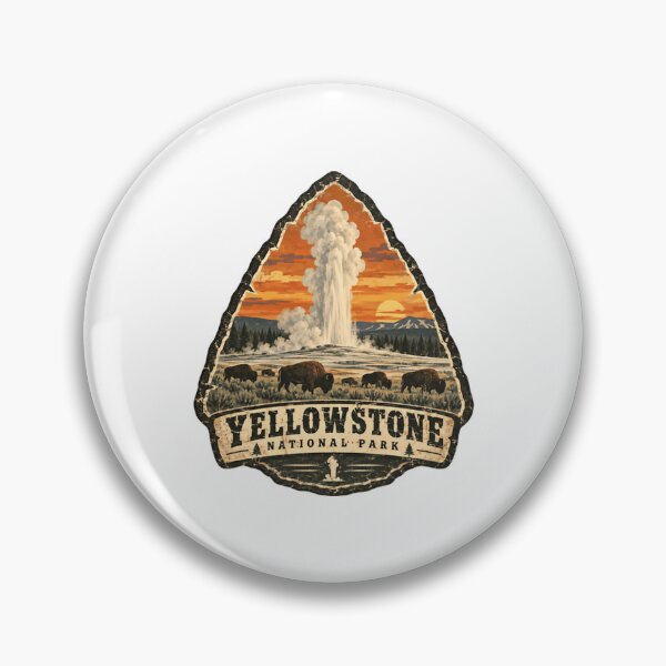 Item preview, Yellowstone National Park Old Faithful Geyser Bison Wildlife Traveler Souvenir designed and sold by HumansStuck12.