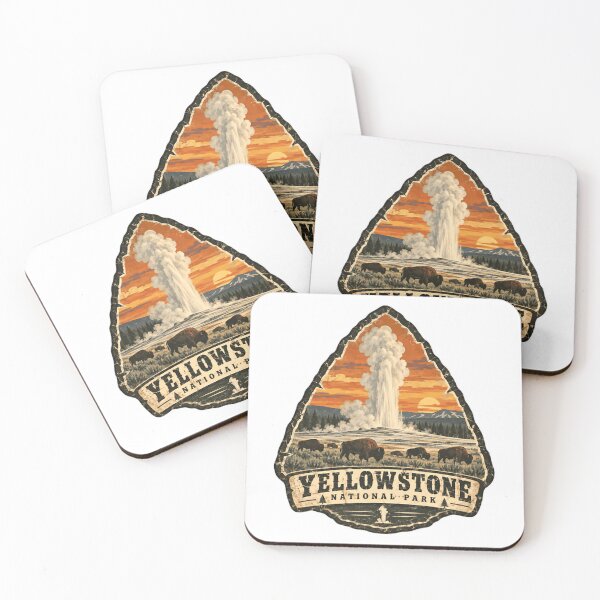 Item preview, Yellowstone National Park Old Faithful Geyser Bison Wildlife Traveler Souvenir designed and sold by HumansStuck12.