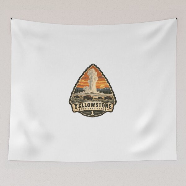 Item preview, Yellowstone National Park Old Faithful Geyser Bison Wildlife Traveler Souvenir designed and sold by HumansStuck12.