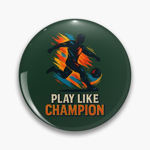 Item preview, Champion Football Art 740 designed and sold by FunkyBirdPrints.