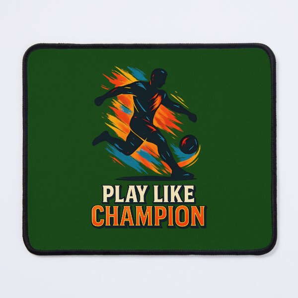 Item preview, Champion Football Art 740 designed and sold by FunkyBirdPrints.