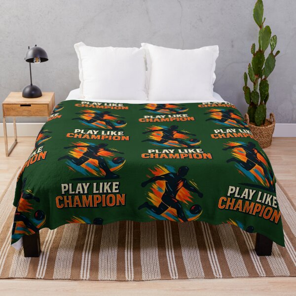Item preview, Champion Football Art 740 designed and sold by FunkyBirdPrints.