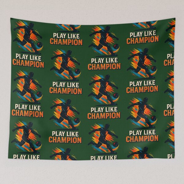 Item preview, Champion Football Art 740 designed and sold by FunkyBirdPrints.