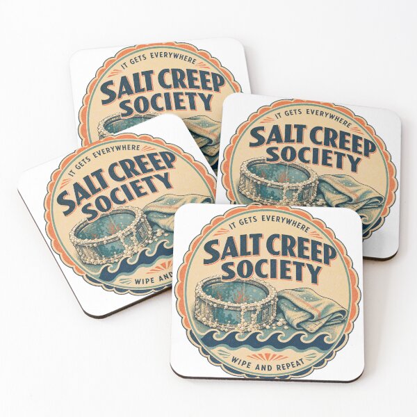 Item preview, Salt Creep Society Reef Aquarium Salt Rim Badge designed and sold by BoosterShop.