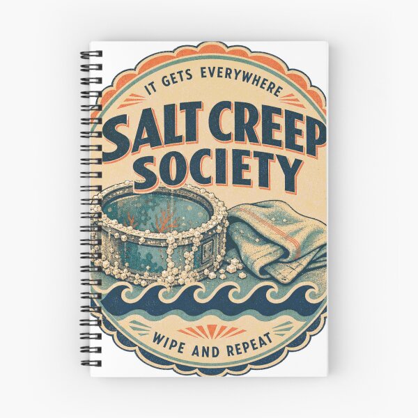Item preview, Salt Creep Society Reef Aquarium Salt Rim Badge designed and sold by BoosterShop.