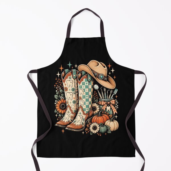 Item preview, Cowgirl Dental Boots Autumn Western Dentist Halloween Fall Vibes designed and sold by ArcaneArtistry.