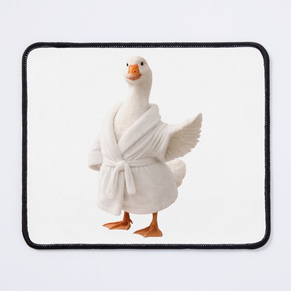 Item preview, White Goose Fluffy Bathrobe designed and sold by Sillytoe.