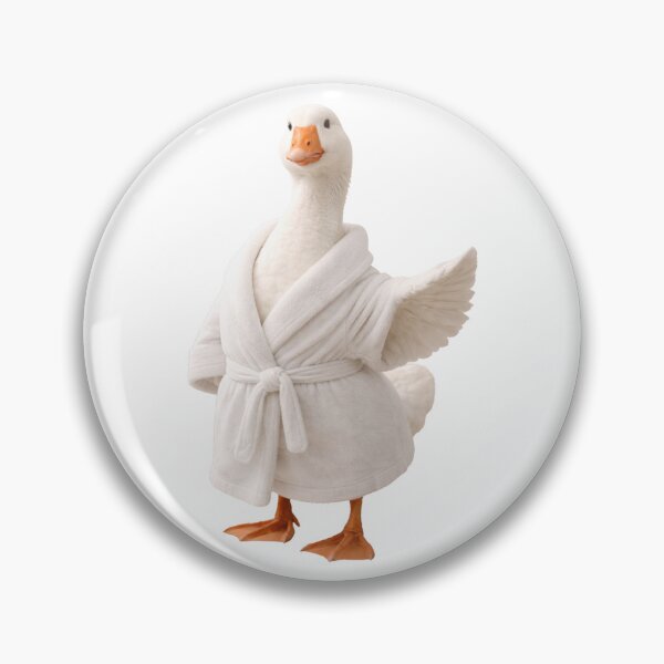 Item preview, White Goose Fluffy Bathrobe designed and sold by Sillytoe.