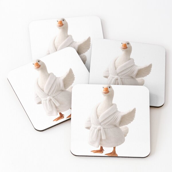 Item preview, White Goose Fluffy Bathrobe designed and sold by Sillytoe.
