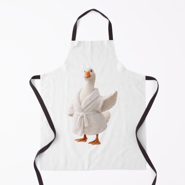 Item preview, White Goose Fluffy Bathrobe designed and sold by Sillytoe.