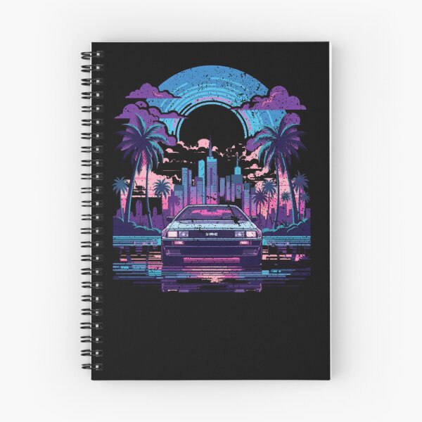 Item preview, Synthwave Car Retro 80s Neon Cityscape Design  designed and sold by platzmaurice.
