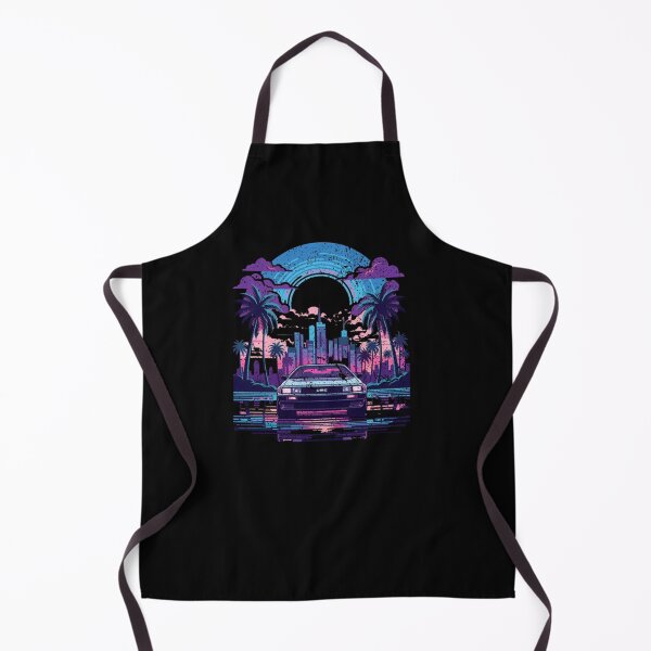 Item preview, Synthwave Car Retro 80s Neon Cityscape Design designed and sold by platzmaurice.