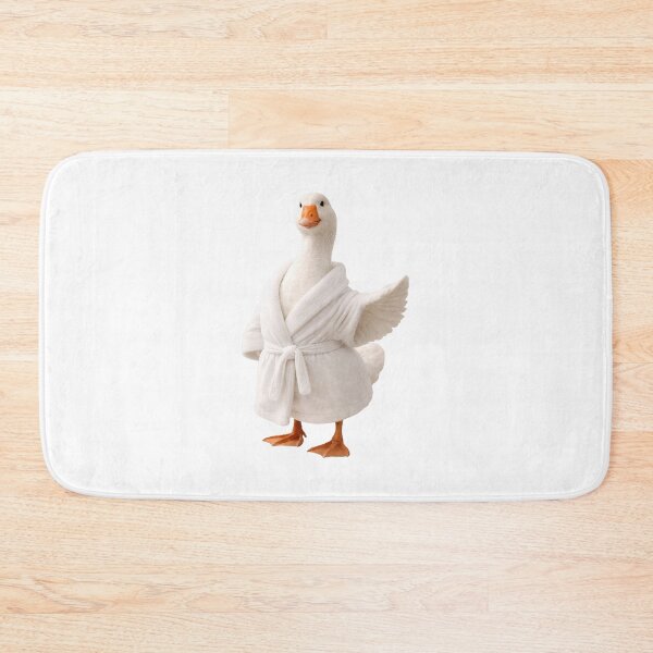 Item preview, White Goose Fluffy Bathrobe designed and sold by Sillytoe.