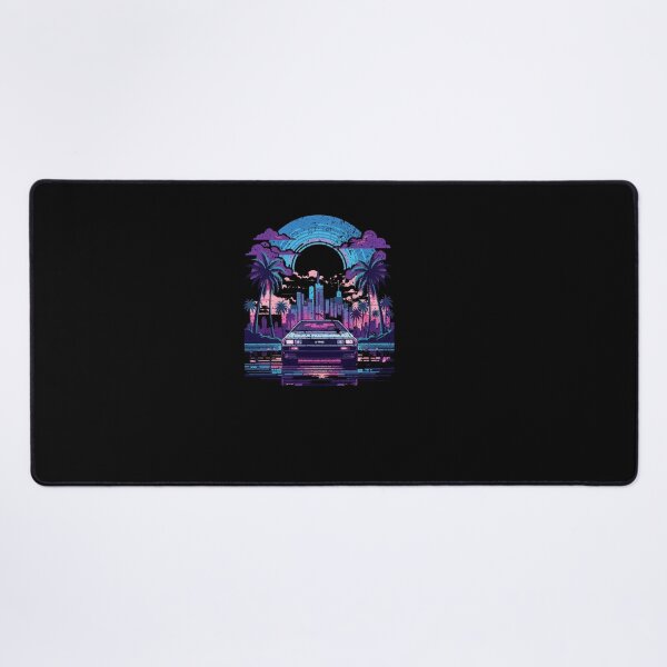 Item preview, Synthwave Car Retro 80s Neon Cityscape Design  designed and sold by platzmaurice.