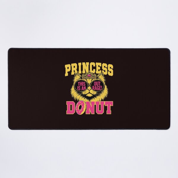 Item preview, Cat Princess Outrage Donut Funny Crown Sunglasses designed and sold by ShophiaCrafts.