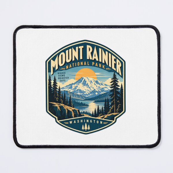 Item preview, Mount Rainier National Park Higher Views Brighter Days Washington Outdoors Hiker Travel designed and sold by Simsimah26Parks.