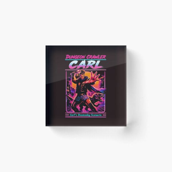 Item preview, Dungeon Crawler Carl's Doomsday Scenario Retro Wave designed and sold by ShophiaCrafts.