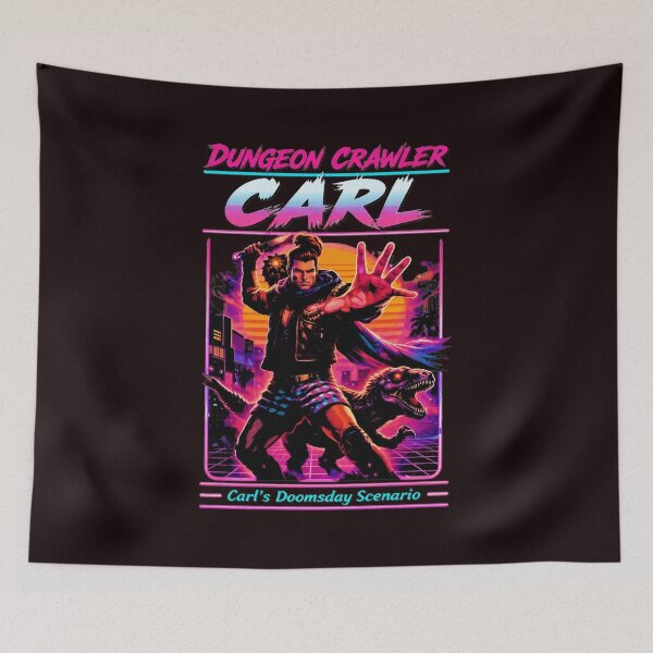 Item preview, Dungeon Crawler Carl's Doomsday Scenario Retro Wave designed and sold by ShophiaCrafts.