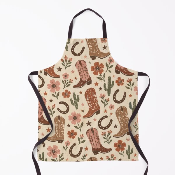 Item preview, Western Cowboy Boots Cactus and Flowers Seamless Pattern designed and sold by WangAew.