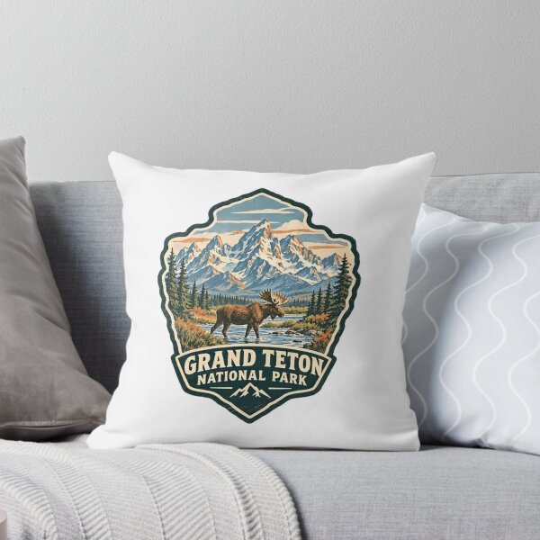 Item preview, Grand Teton National Park Wyoming Moose Wildlife Outdoors Hiker designed and sold by HumansStuck12.