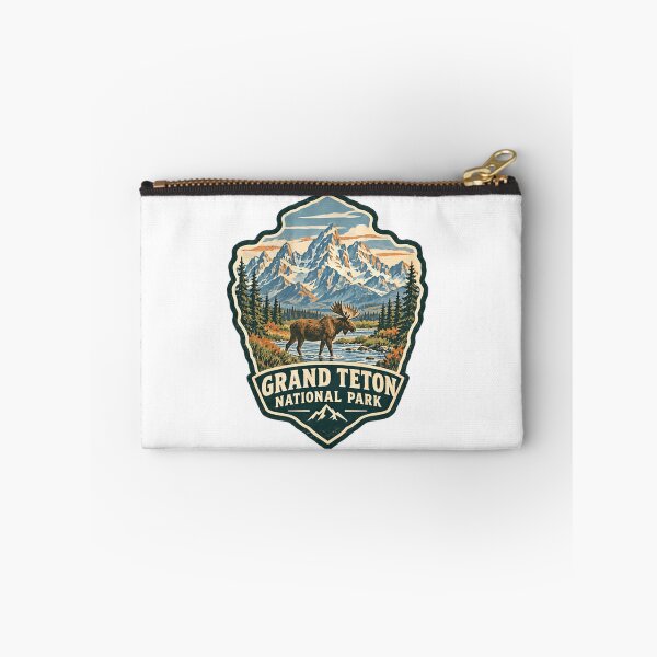 Item preview, Grand Teton National Park Wyoming Moose Wildlife Outdoors Hiker designed and sold by HumansStuck12.