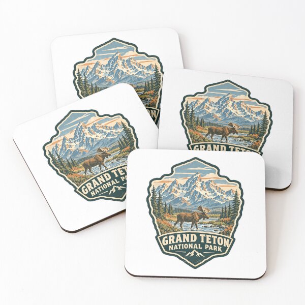Item preview, Grand Teton National Park Wyoming Moose Wildlife Outdoors Hiker designed and sold by HumansStuck12.