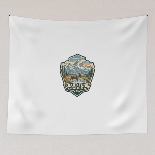 Item preview, Grand Teton National Park Wyoming Moose Wildlife Outdoors Hiker designed and sold by HumansStuck12.
