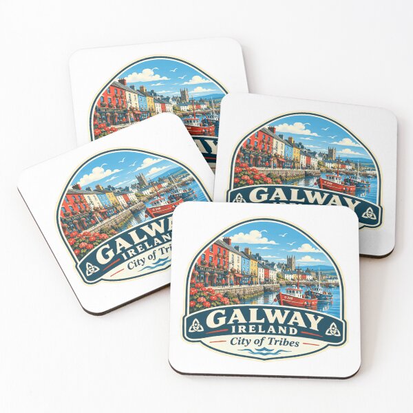 Item preview, Galway Ireland City Of Tribes Irish Travel Destination European City Souvenir designed and sold by Star3NowForMe.