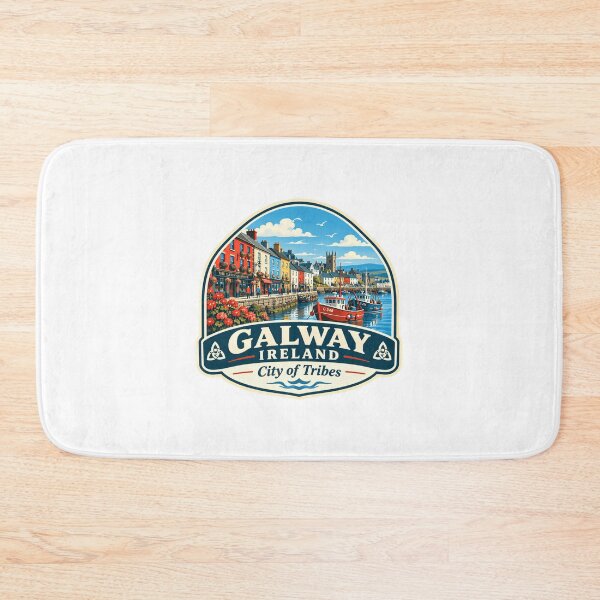 Item preview, Galway Ireland City Of Tribes Irish Travel Destination European City Souvenir designed and sold by Star3NowForMe.