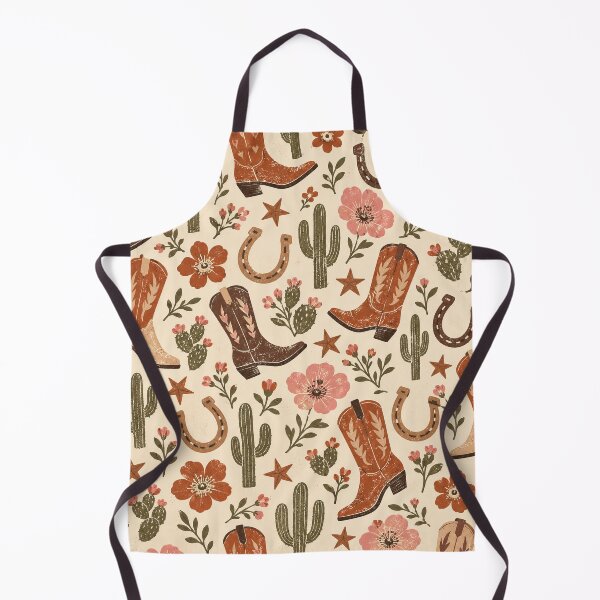 Item preview, Western Cowboy Boots Cactus and Flowers Seamless Pattern designed and sold by WangAew.