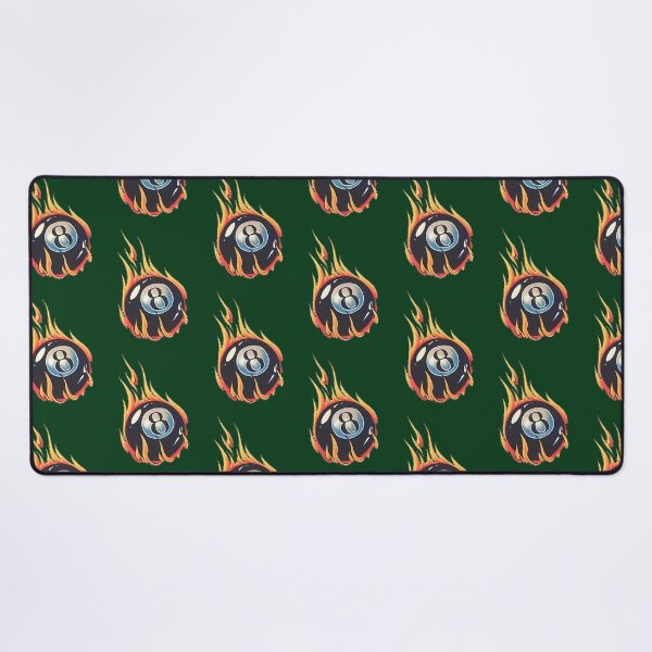 Item preview, Flaming 8-Ball 399 designed and sold by FunkyBirdPrints.